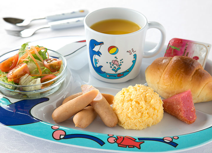 お子様用朝食（幼児向け）のセットメニュー