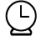 アイコン：置時計