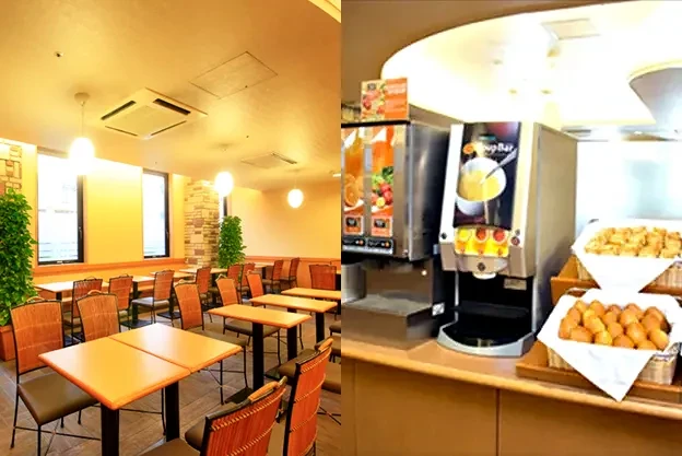 写真：朝食会場