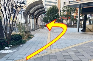 画像：JR仙台駅東口からのアクセス