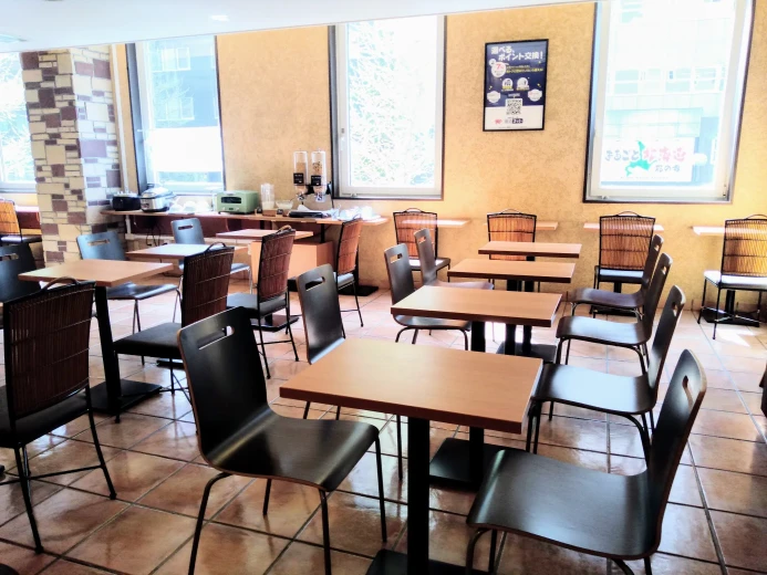 写真：朝食会場