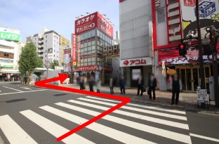 画像：JR 蒲田駅からのアクセス