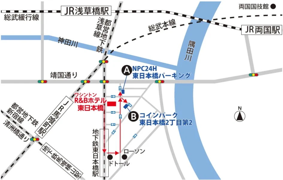 図：駐車場マップ