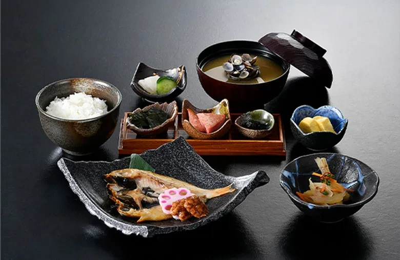 写真：和朝食