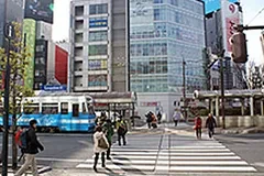 画像：JR 岡山駅からのアクセス