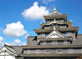 画像：岡山城