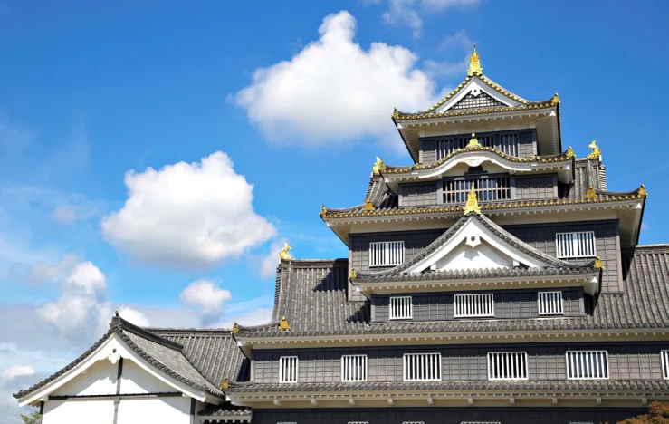 画像：岡山城