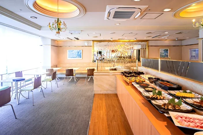 写真：朝食会場