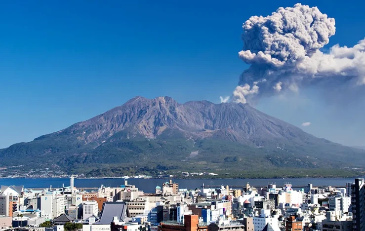 画像：桜島