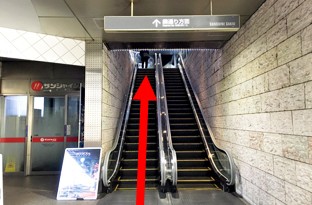 画像：地下鉄 栄駅からのアクセス