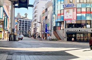 画像：市電 辛島駅からのアクセス