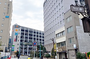 画像：市電 辛島駅からのアクセス