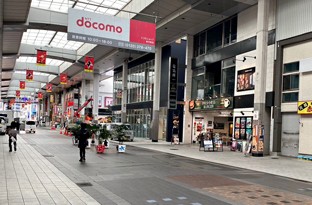 画像：市電 辛島駅からのアクセス